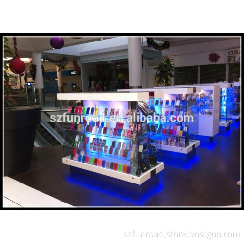 Retail Floor Standing Mobile Phone Display Counter